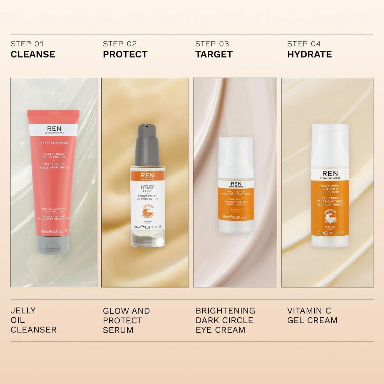 REN - Glow Daily Vitamin C Gel Cream