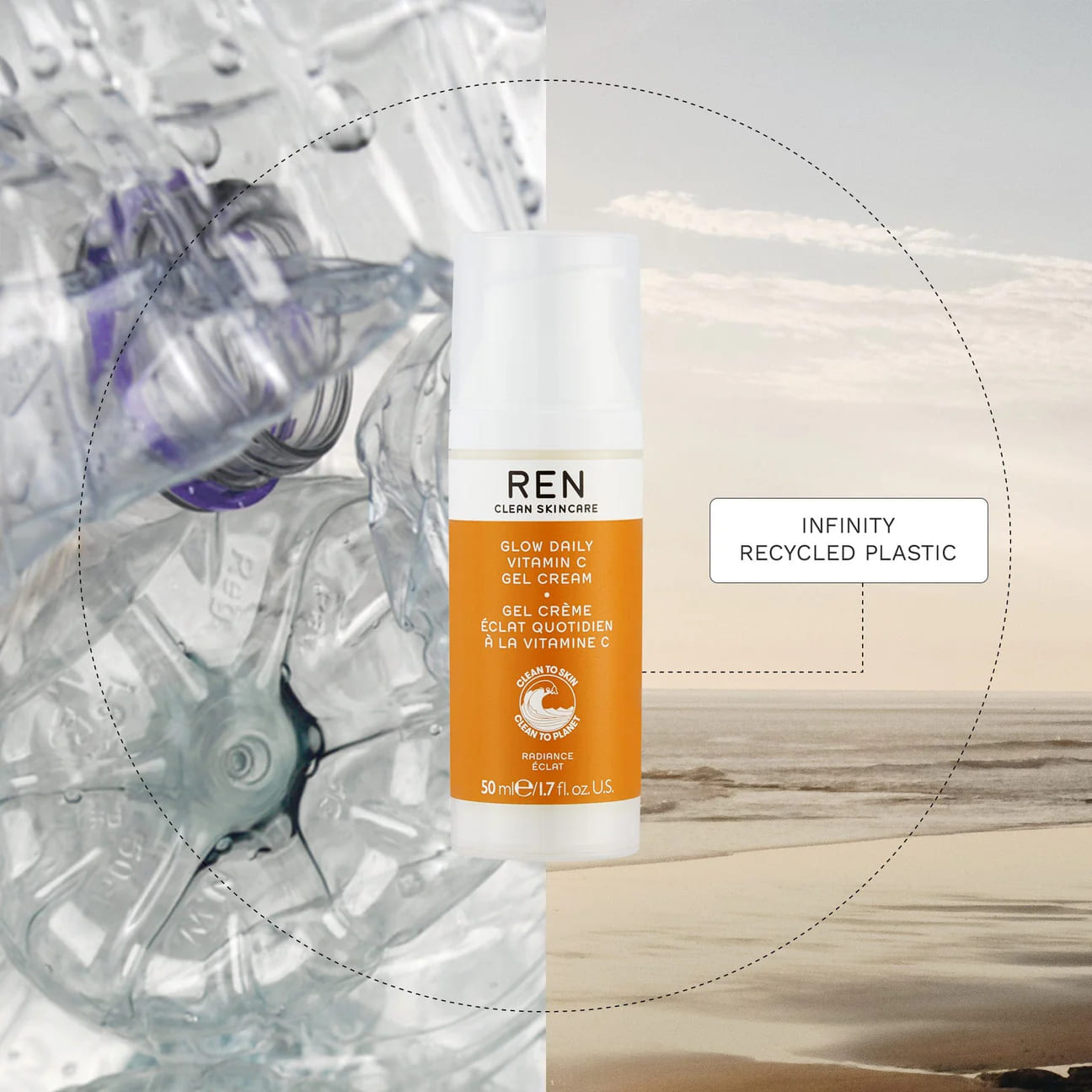 REN - Glow Daily Vitamin C Gel Cream